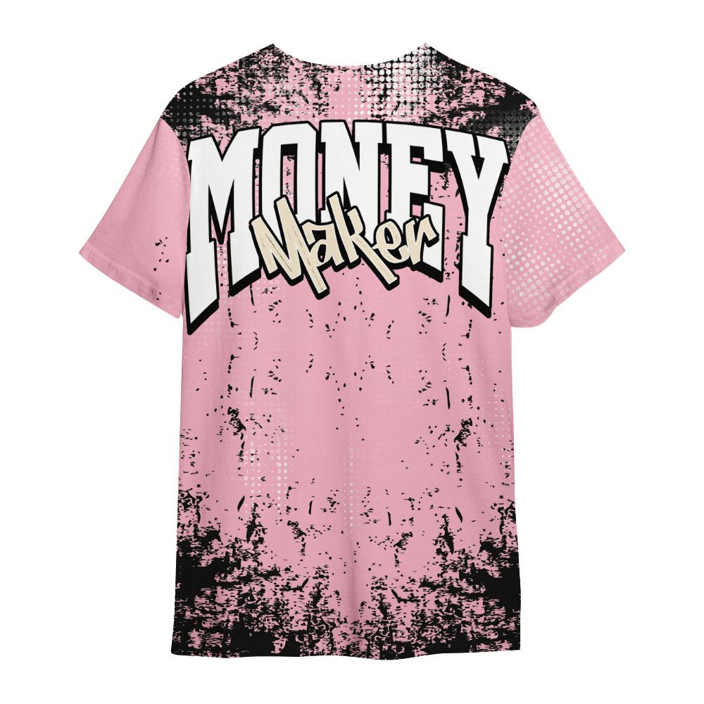 Shirt To Match Low OG Tropical Pink 1s - Move In Silence Money Street Retro All Over Print