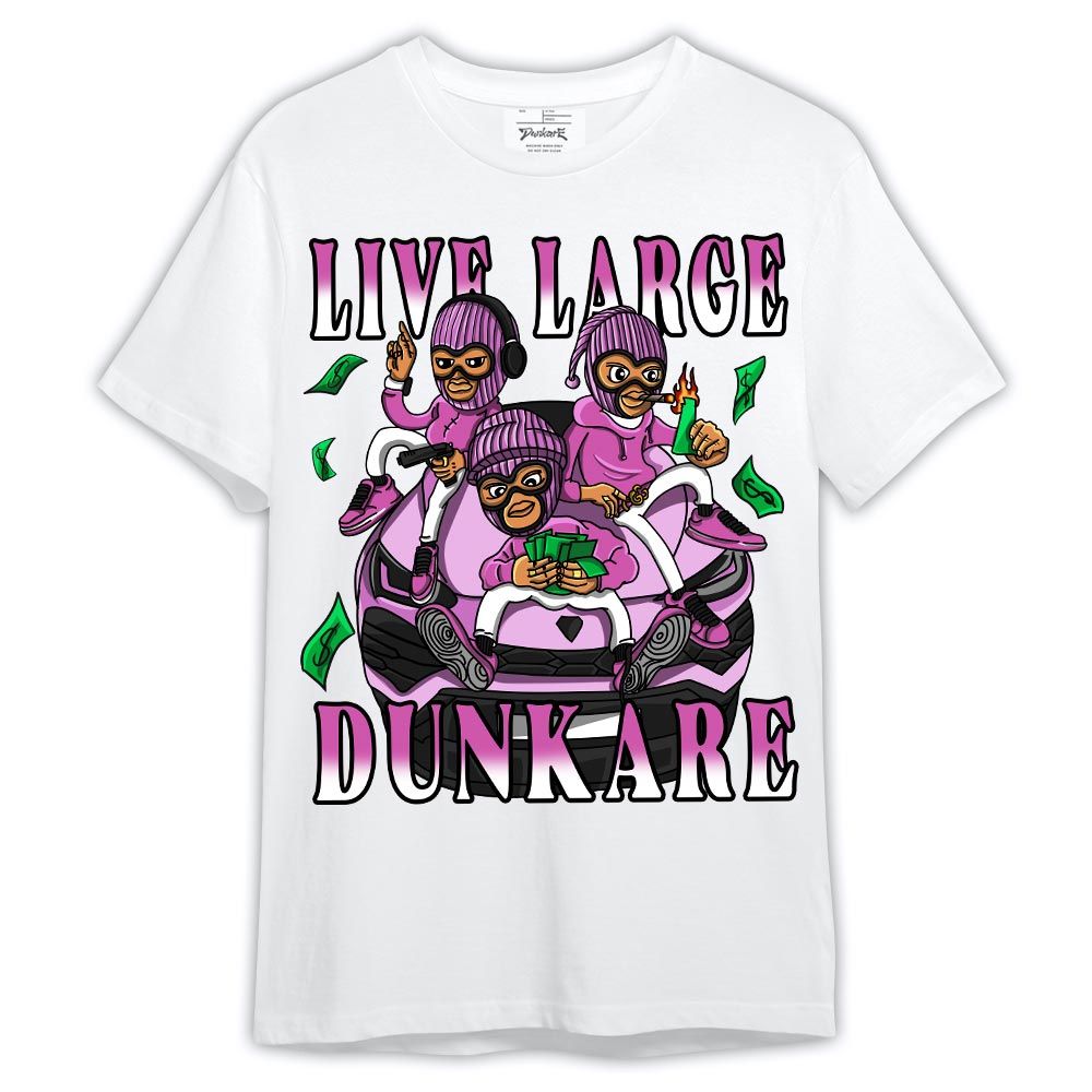 Shirt To Match Hyper Violet 4s - Live Large Shirt Outfit 1005 TCD