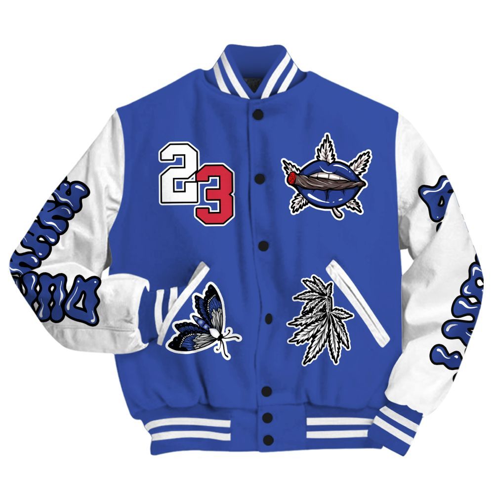 Varsity Jacket To Match Air Griffey Max USA Red White Blue 1s - Bluntz Unique All Over Print