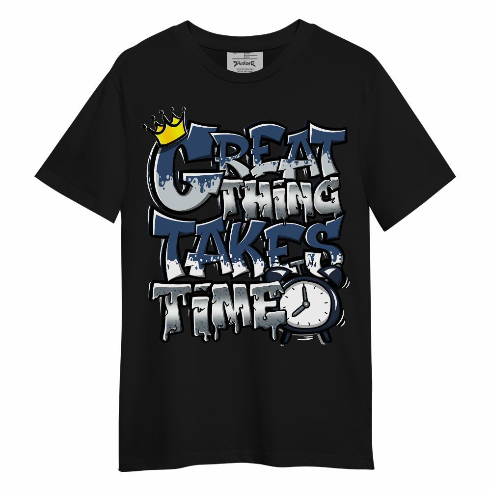 Shirt To Match Midnight Navy 4s - Great Things Sneaker Tee Streetwear Unisex Shirt