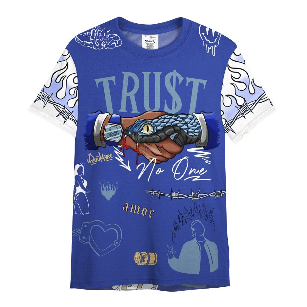 Shirt To Match Air 180 Concord - Snake Trust No One All Over Print