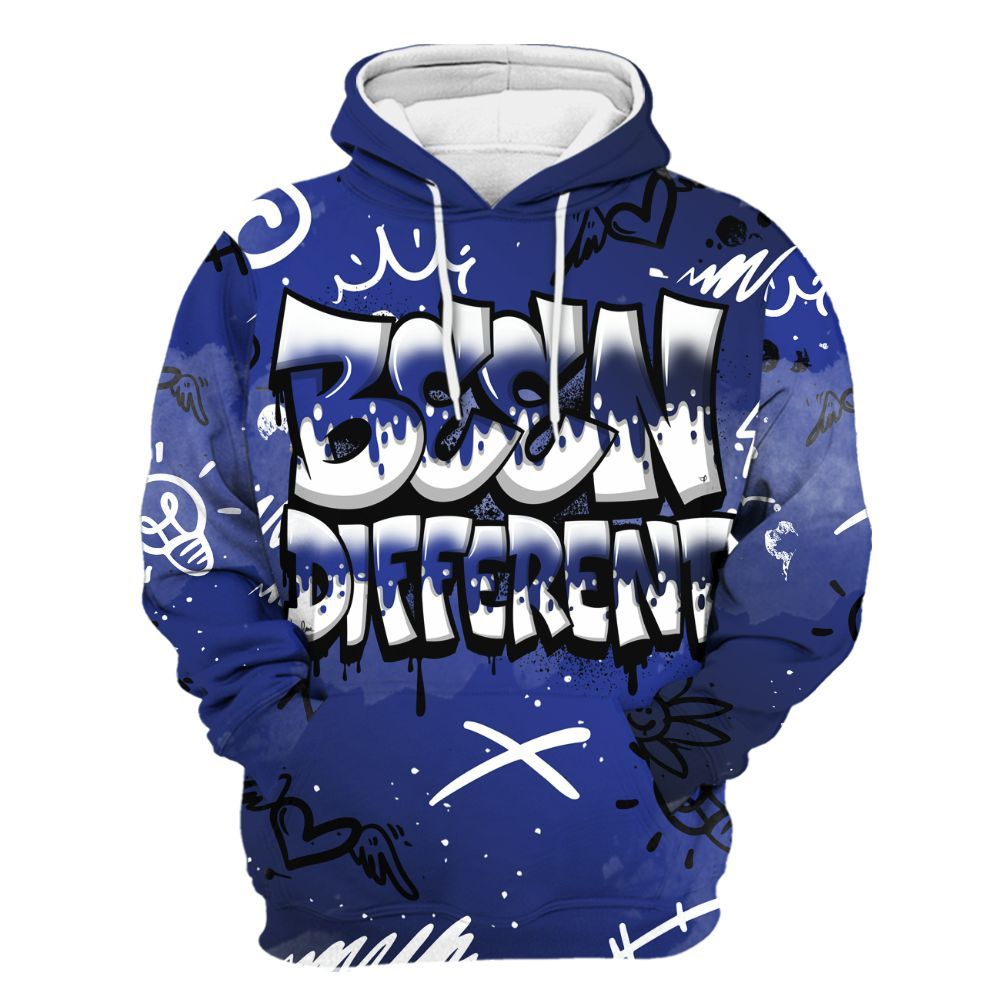 Hoodie To Match Air Max Plus Black Racer Blue - Drip Been Di2ferent All Over Print