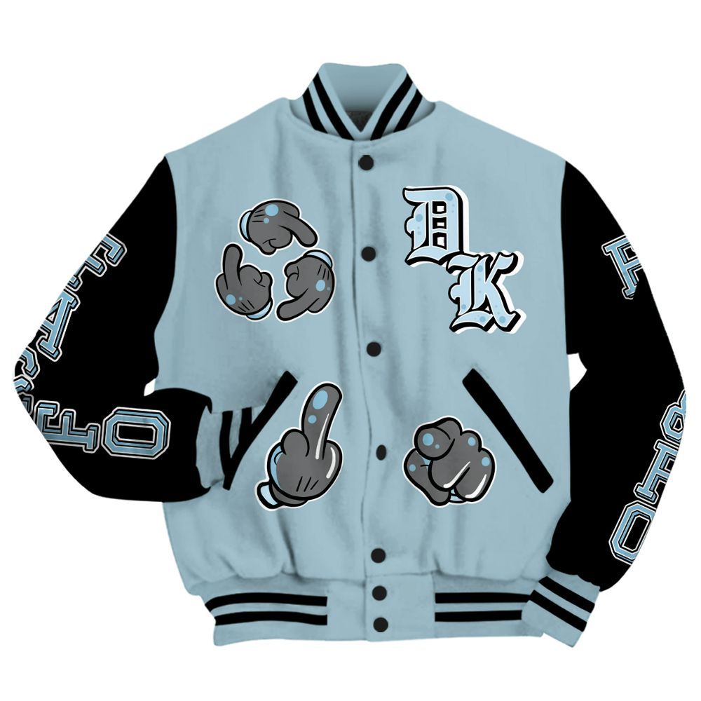 Varsity Jacket To Match Chambray 7s - F Around Find Out Graphic All Over Print