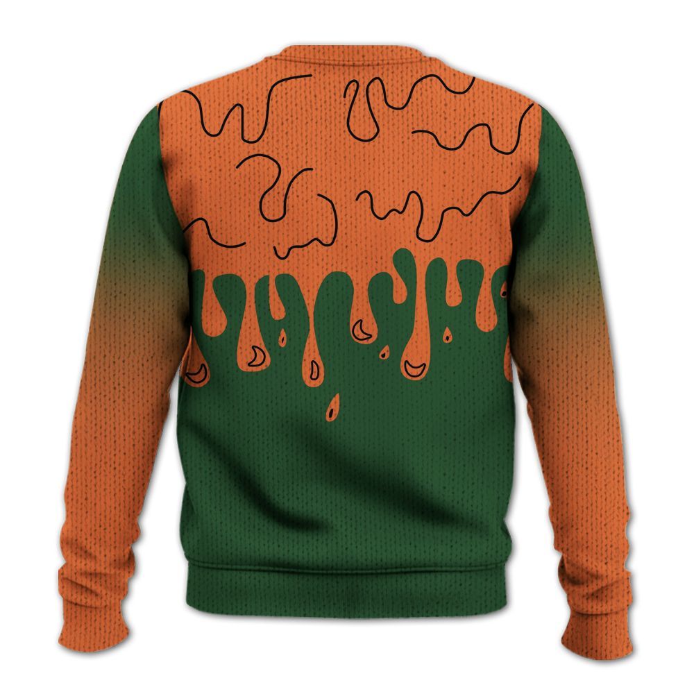 Knitted Sweater To Match Low Miami 5s - Snake Trust No One Drip