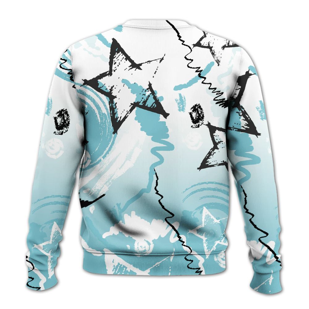 Sweatshirt To Match Low Legend Blue 11s - Grind Shine Later Drip All Over Print