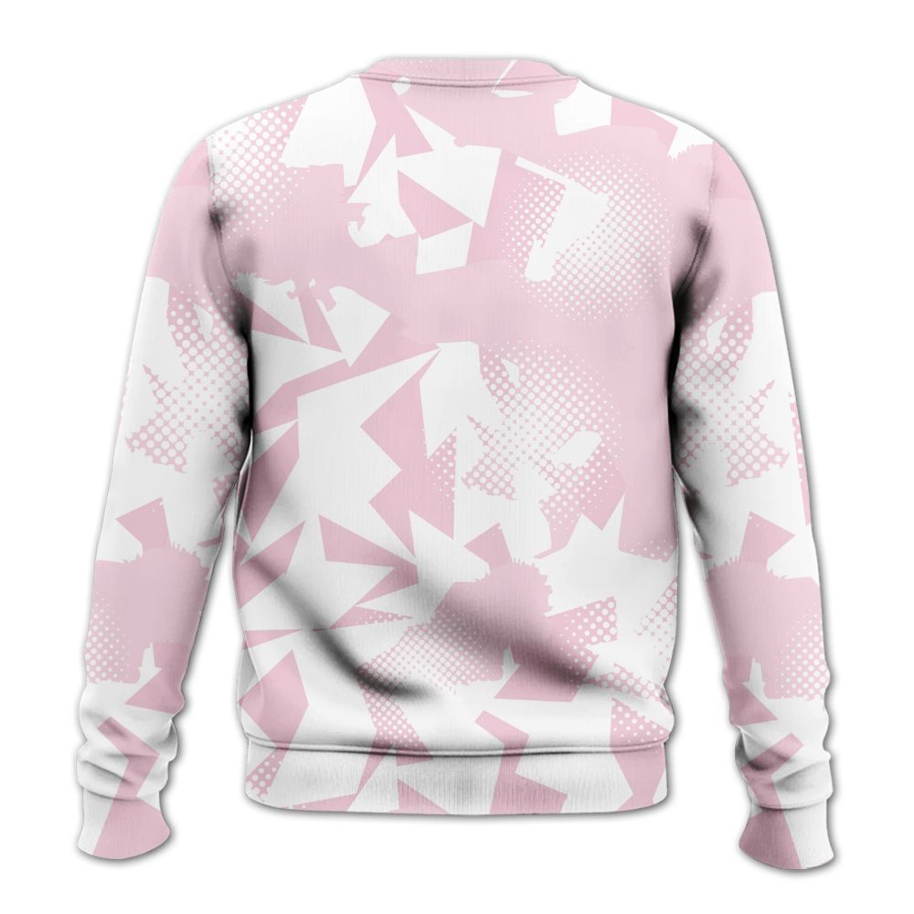 Sweatshirt To Match Orchid 4s - Huslte Money Retro All Over Print