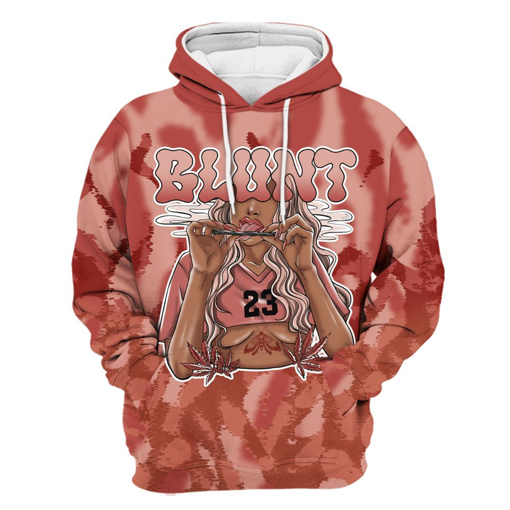 Hoodie To Match Dune Red 13s - Bluntz Burnz All Over Print