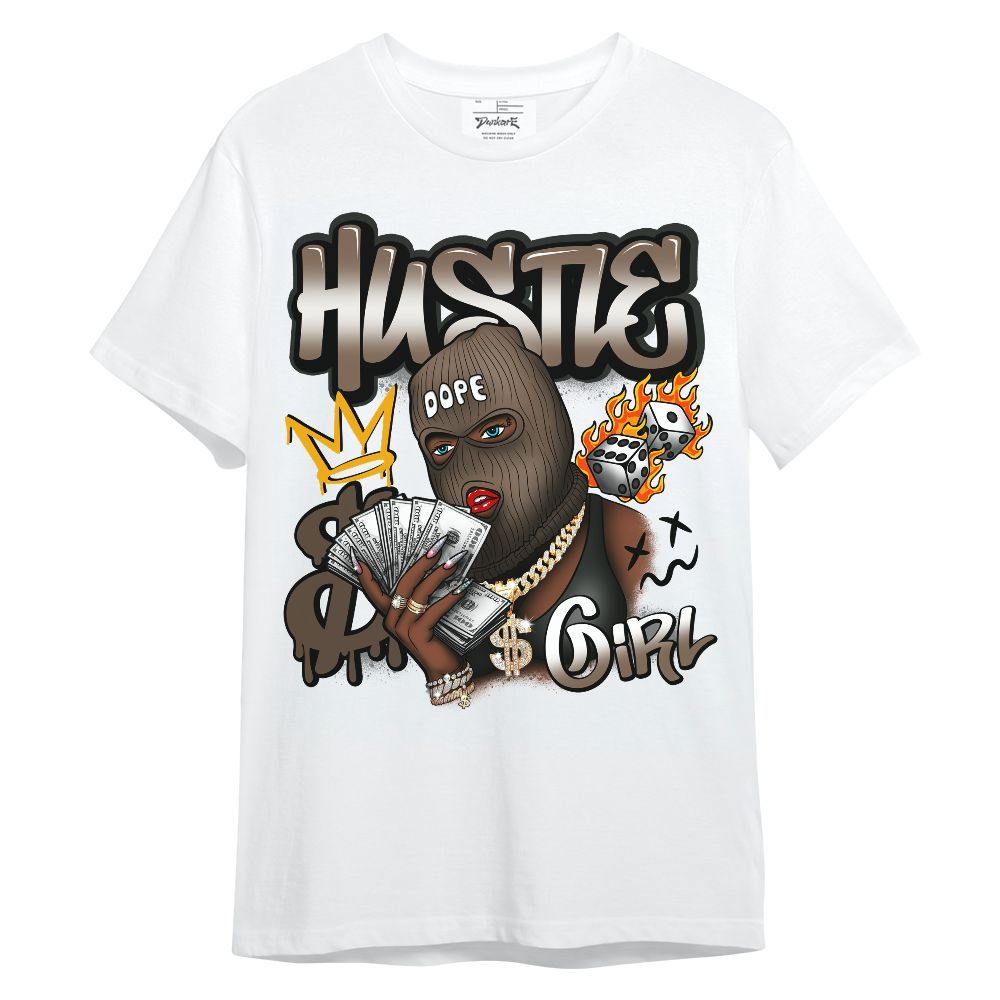 Shirt To Match Dark Mocha Jack - Money Hustles Girl Streetwear Unisex Shirt
