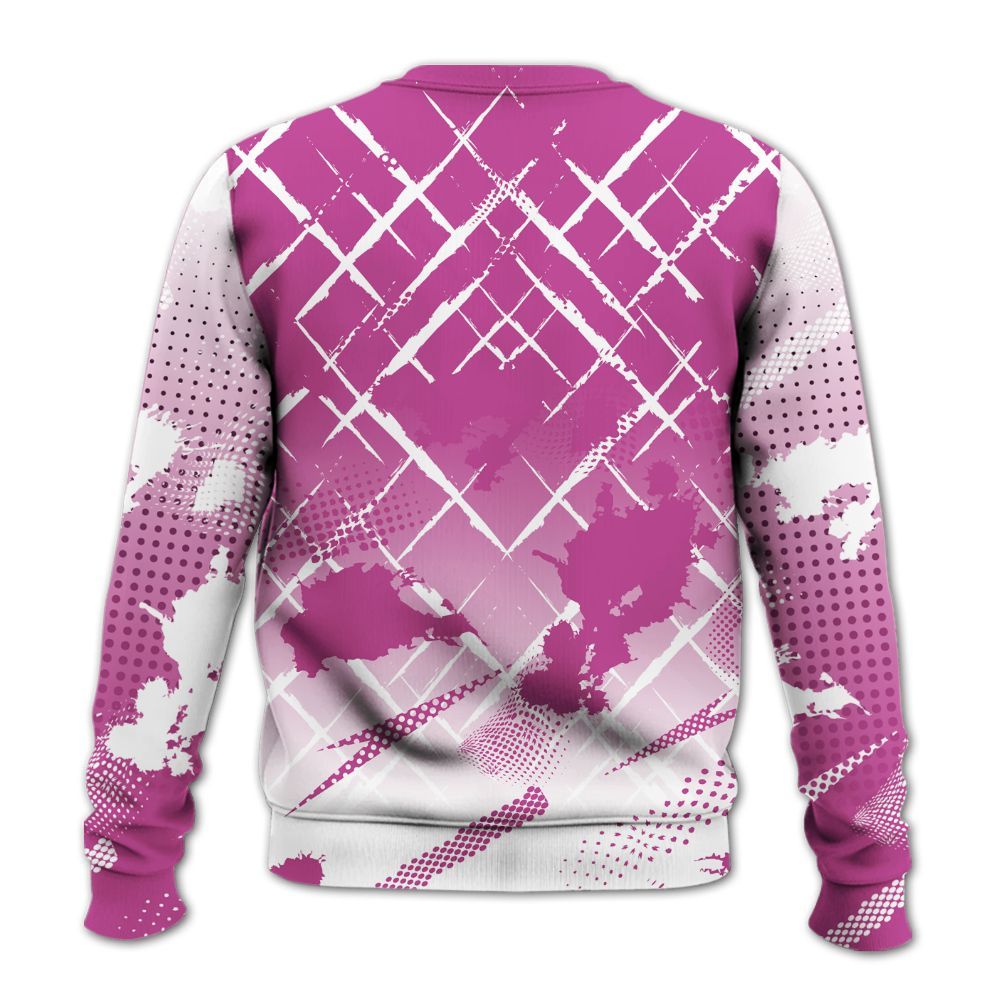 Sweatshirt To Match Dunk Low Active Fuchsia - Halftone Stand Business Dripping All Over Print