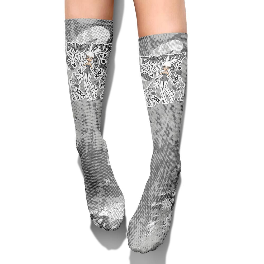 Sock To Match Retro Wet Cement 4s - Dangerous.Girl