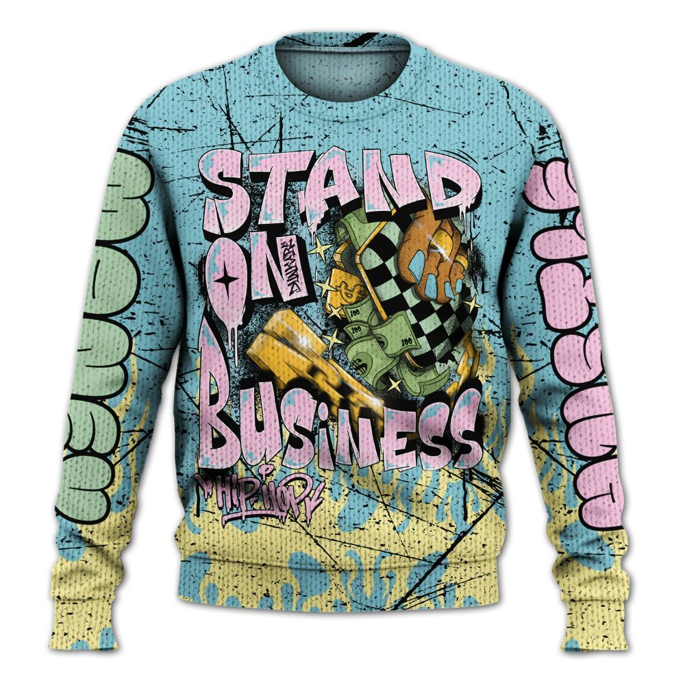 Sweater To Match SB Dunk Low Visty - Stand Business Graffiti Graphic