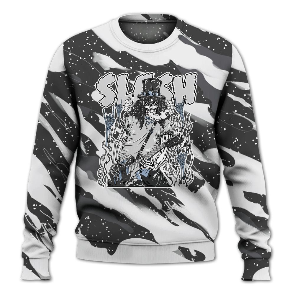 Sweatshirt To Match Reverse Oreo 6s - Slash Skeleton Colored All Over Print