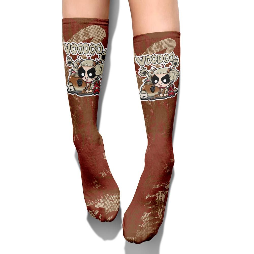 Sock To Match Archaeo Brown 5s - Voodooz