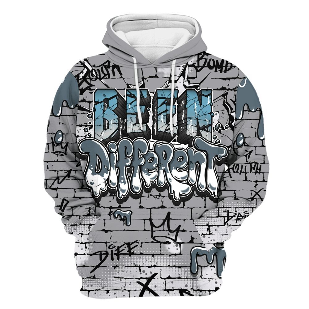 Hoodie To Match Retro Light Graphite Wolf Grey 5s - Been Different All Over Print