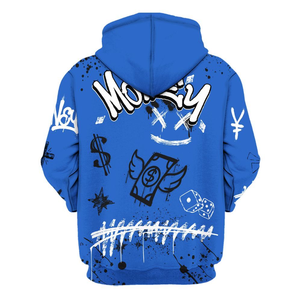 Hoodie To Match High OG Royal 2026 1s - Everybody Paid In Full Crayon All Over Print