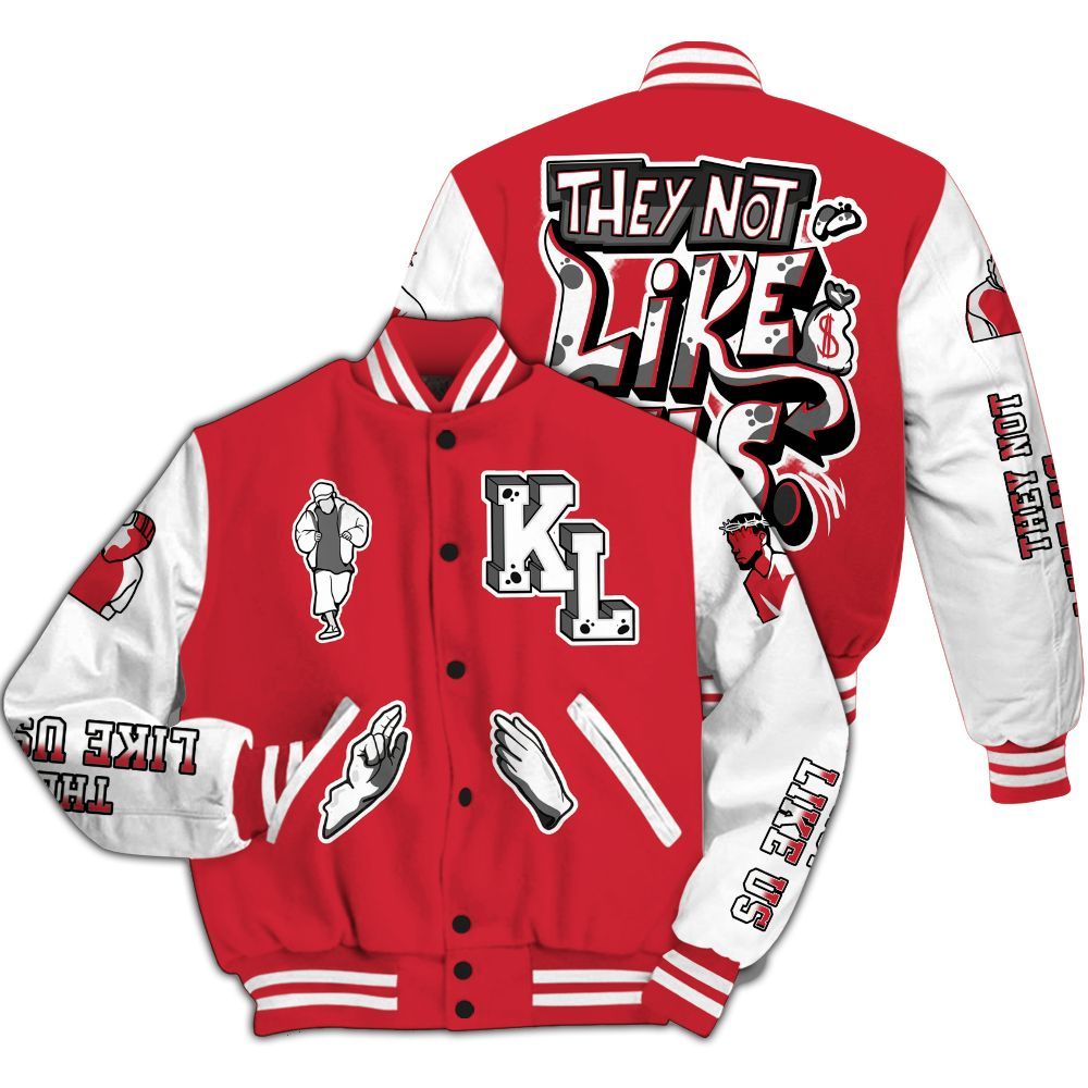 Varsity Jacket To Match Bunny 2025 8s - Dislike Us Graphic All Over Print