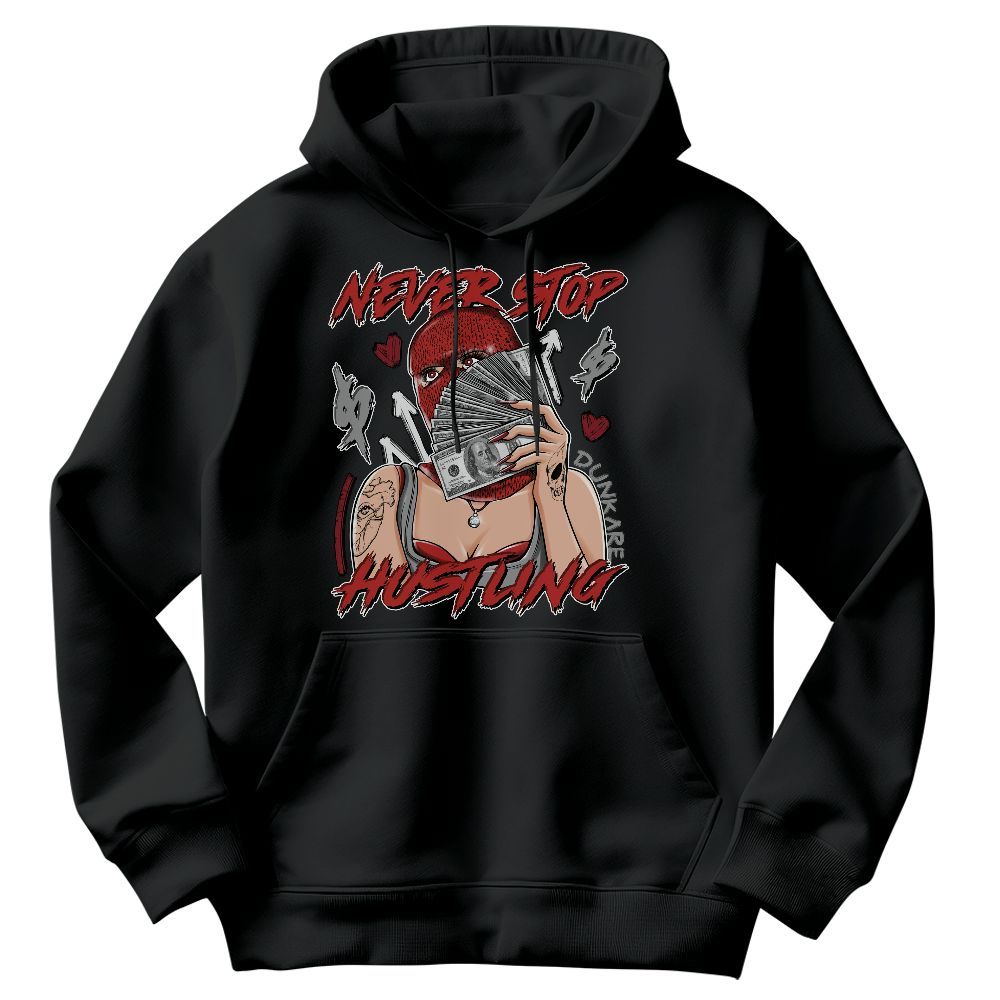 Sweatshirt To Match Bred Reimagined 4s - Hustling Unque Graphic