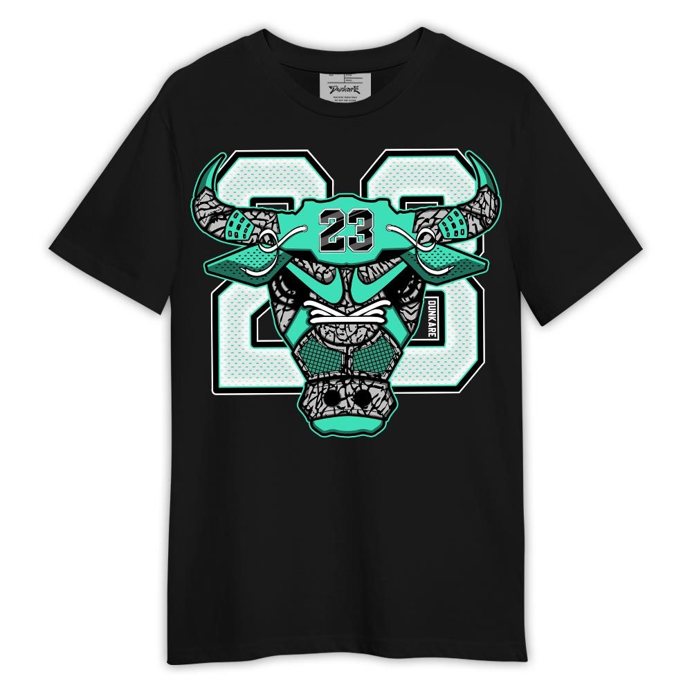 Shirt To Match Black Green Glow 3s - Raging Vintage 90s Shirt Outfit Green Glow 3s