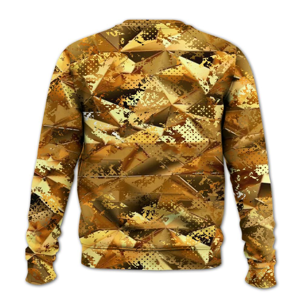 Sweatshirt To Match NET Gold 4s - Show Me The Money Retro All Over Print