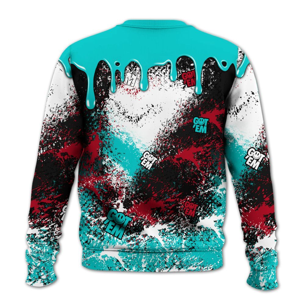 Sweatshirt To Match Air Griffey Max 1 Freshwater - Dripping 23 Drip All Over Print