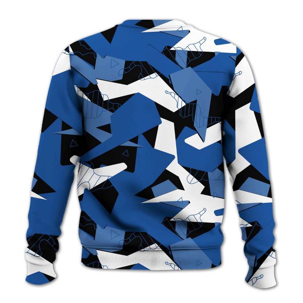 Sweatshirt To Match Low Space Royal 11s - Friday Funny Retro All Over Print