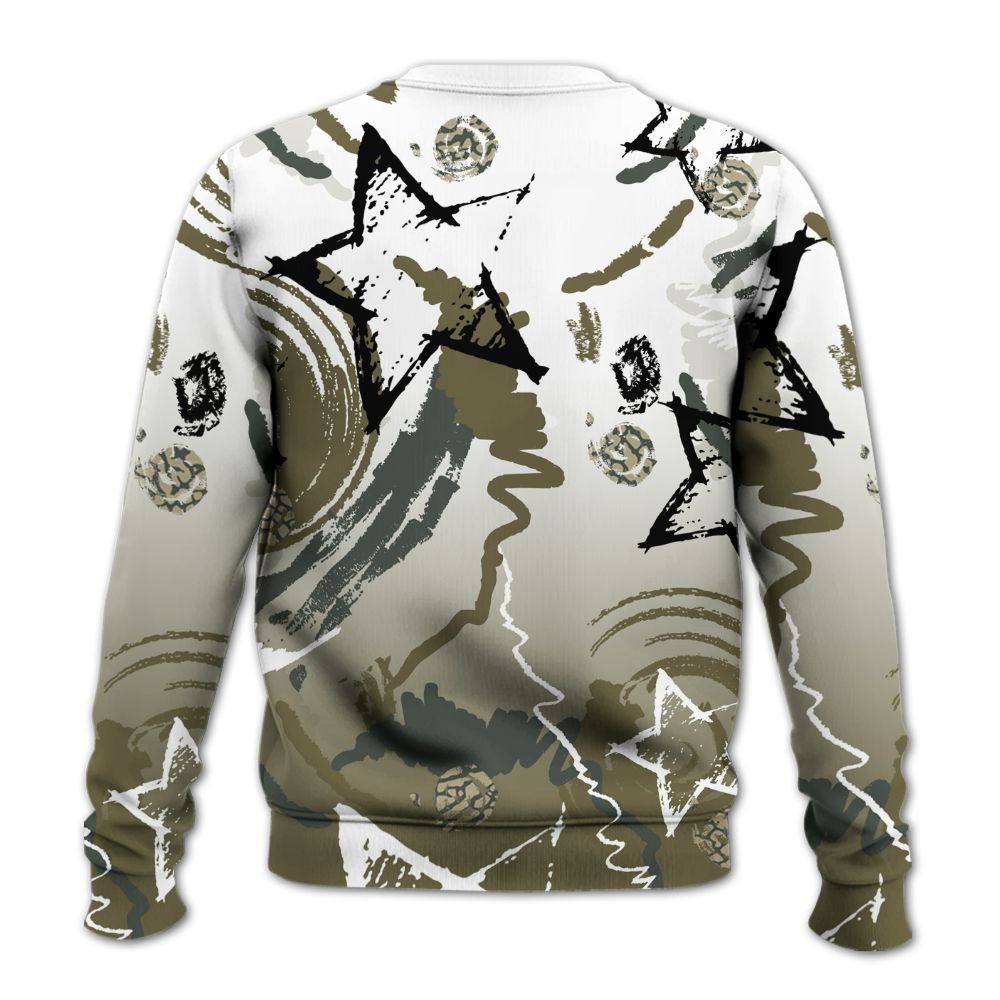 Sweatshirt To Match Retro Family Affair 3s - Grind Shine Later Drip All Over Print