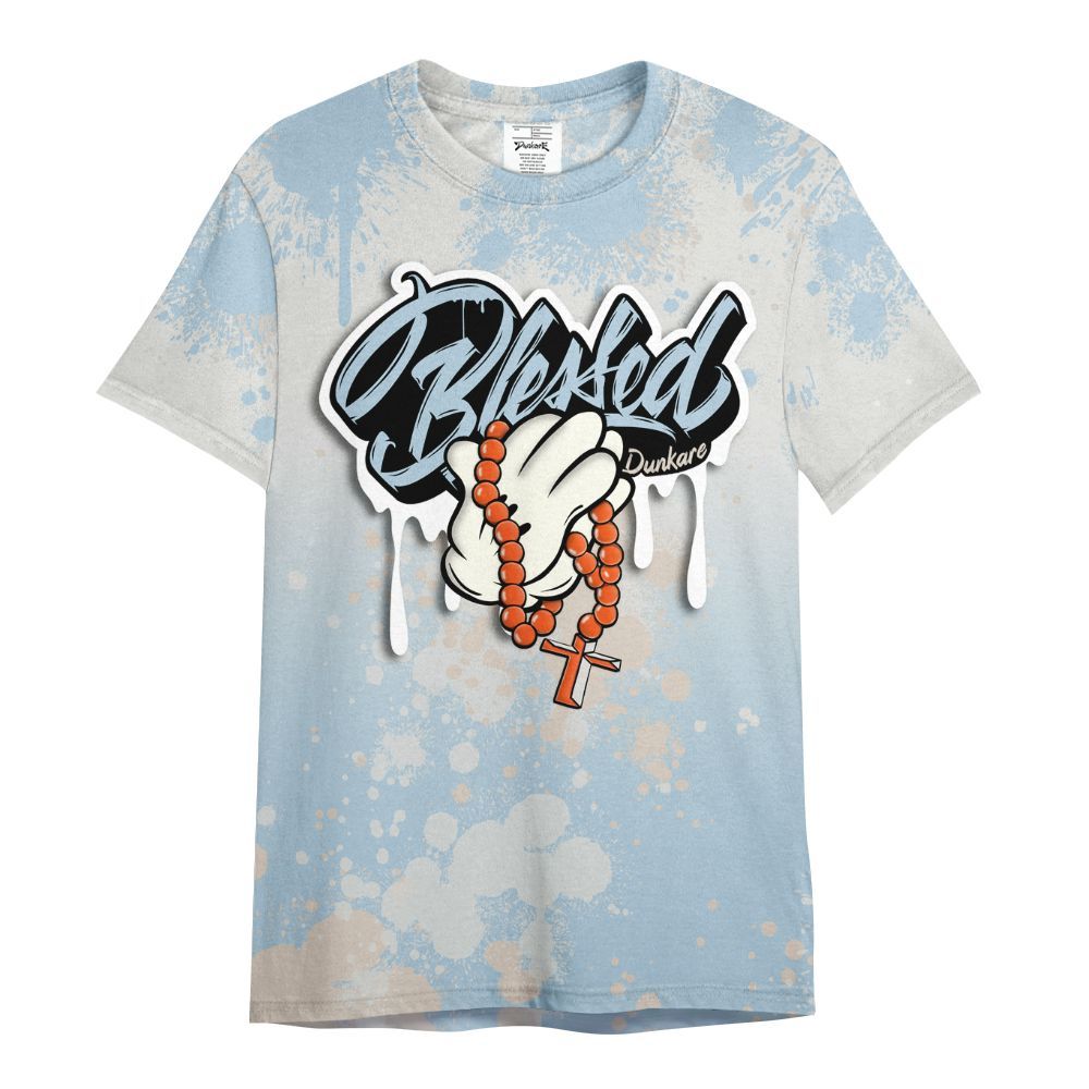 Shirt To Match High OG Alaska 1s - God Blessed Ink Drip All Over Print