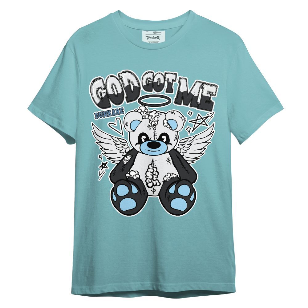 Shirt To Match Legend Blue 11s - Gods Guides Me Bear Unisex Shirt