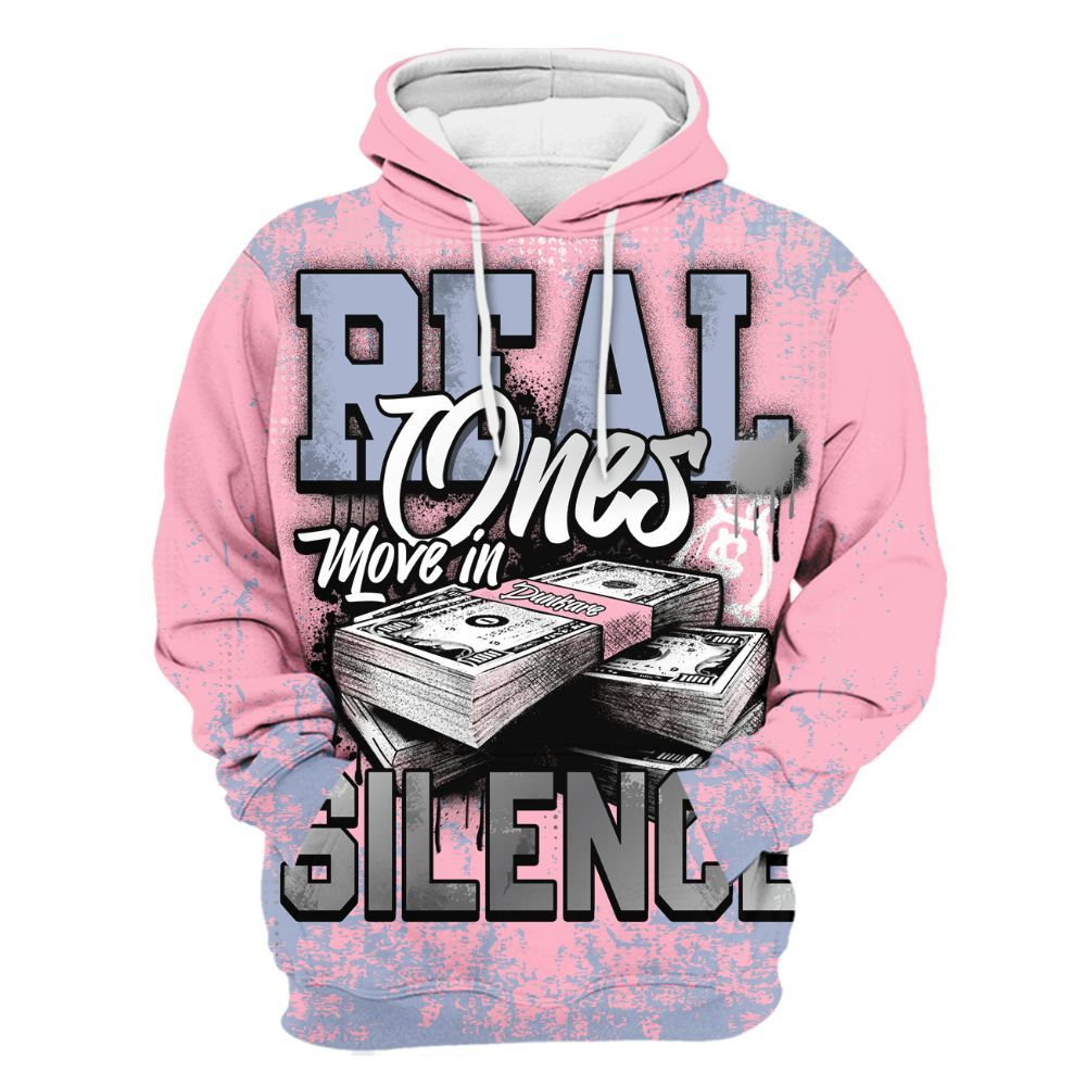 Hoodie To Match Retro 35th Anniversary 5s - Move In Silence Money Street Retro All Over Print