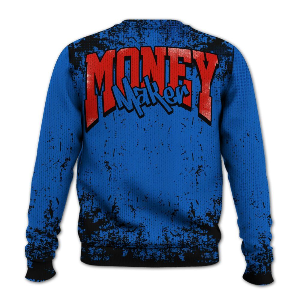 Knitted Sweater To Match Kobe 6 Game Royal - Move In Silence Money Street Retro