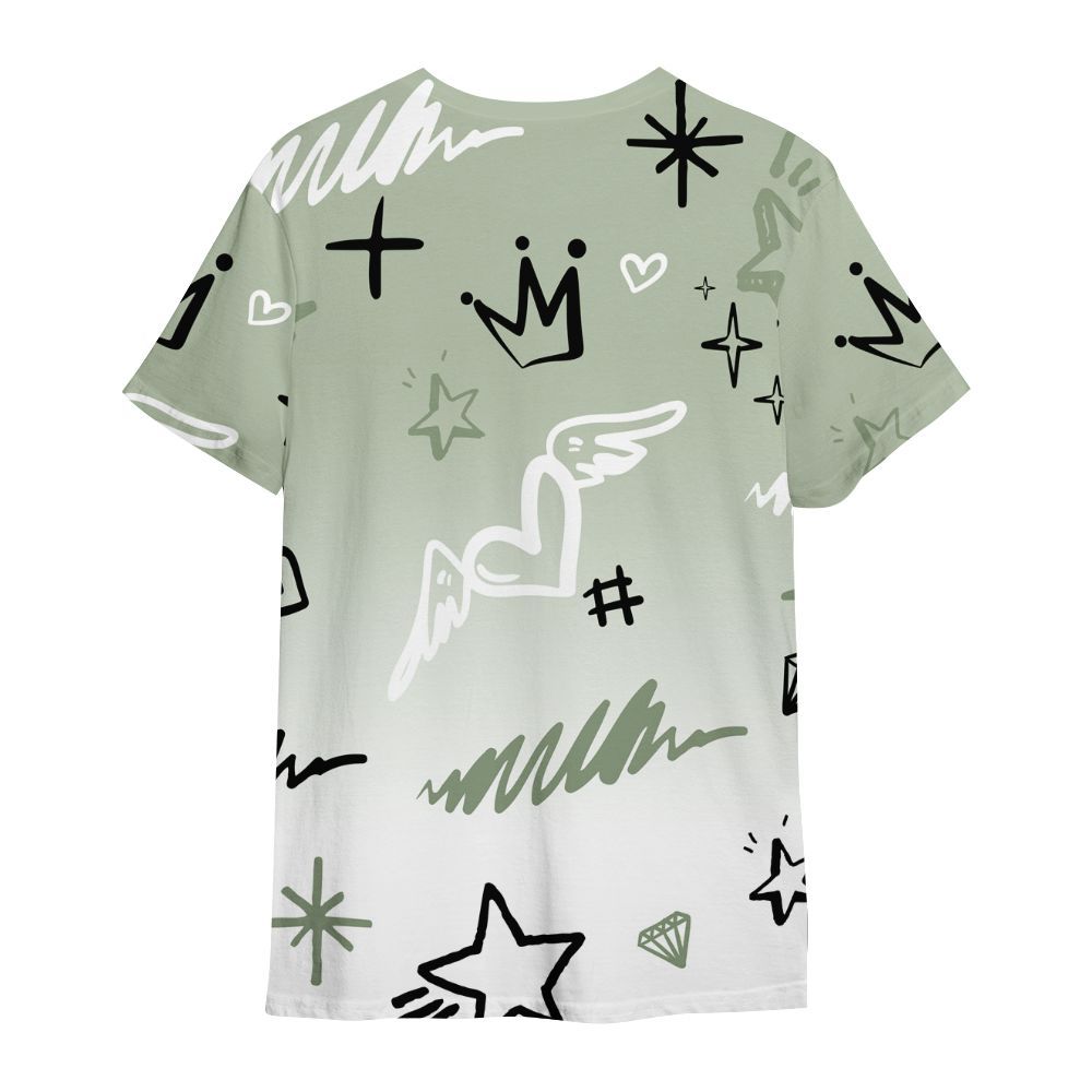 Shirt To Match Seafoam Sail 4s - Rise Shine Hustle Grind All Over Print