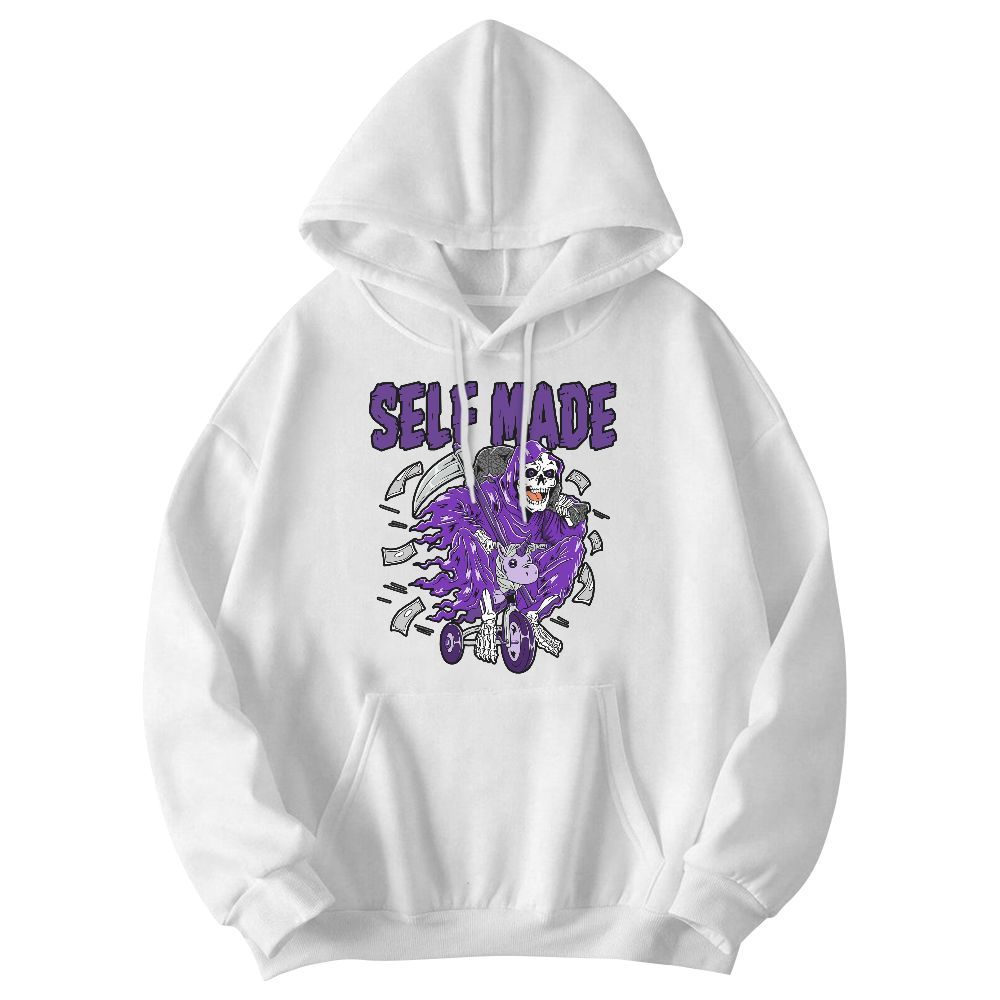 Sweatshirt To Match Retro Dark Iris 3s - Self Make Skeleton Graphic