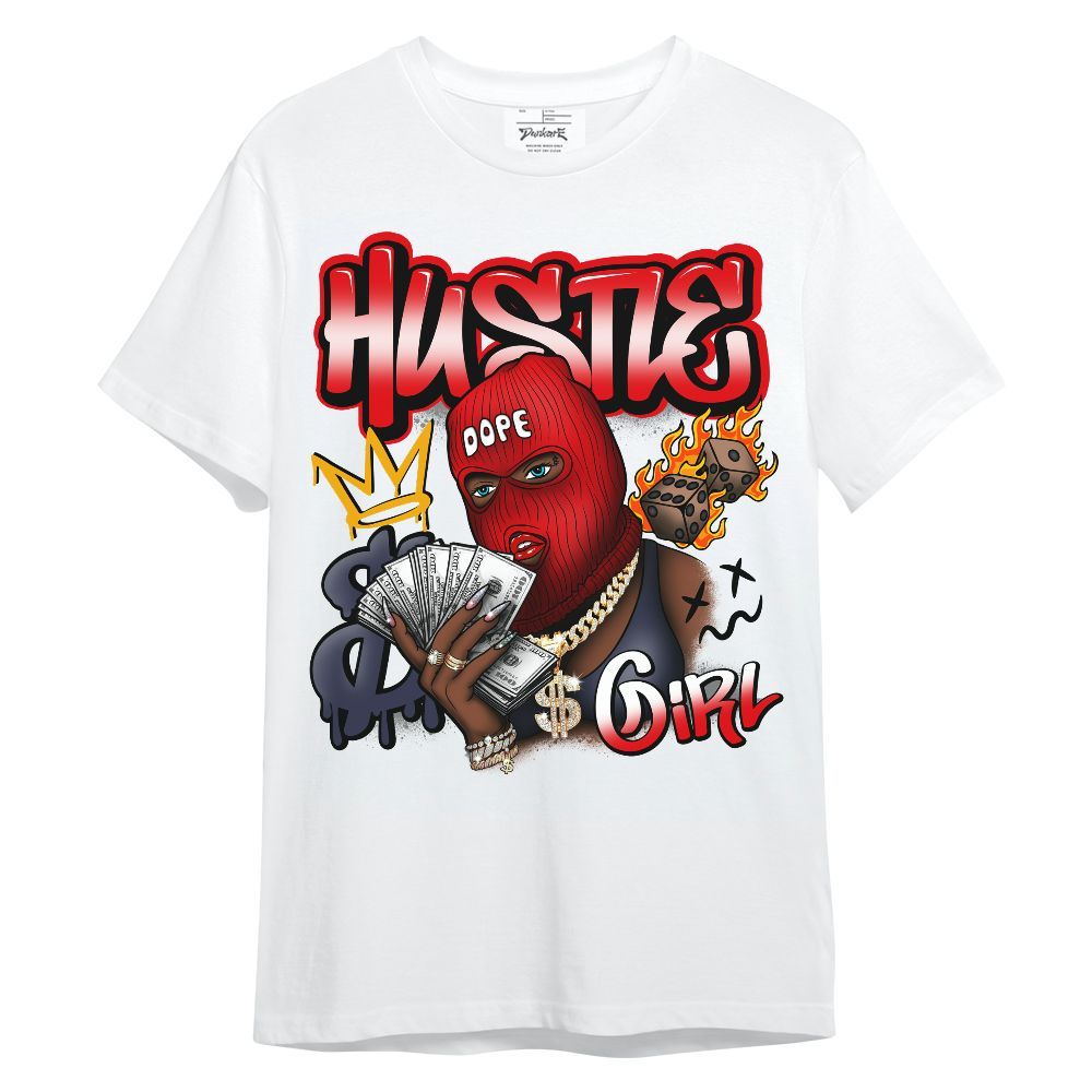 Shirt To Match Low OG Howard Bison 1s - Money Hustles Girl Streetwear Unisex Shirt