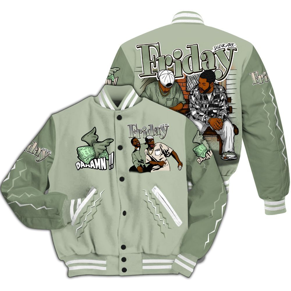 Varsity Jacket To Match Seafoam Sail 4s - Friday Movie 90s TV All Over Print