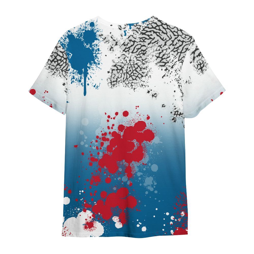 Shirt To Match OG True Blue 3s - Trust No One Scary All Over Print