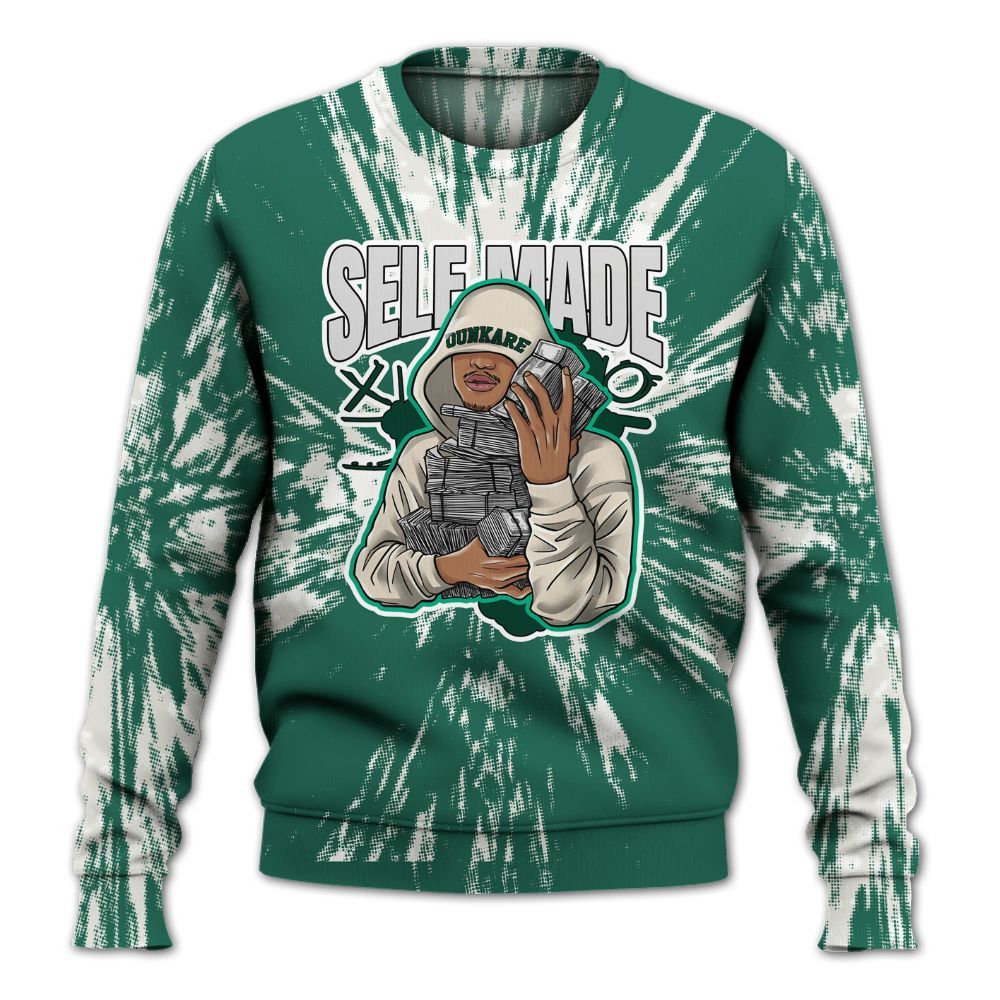Sweatshirt To Match Oxidized Green 4s - Selfmade Lux All Over Print