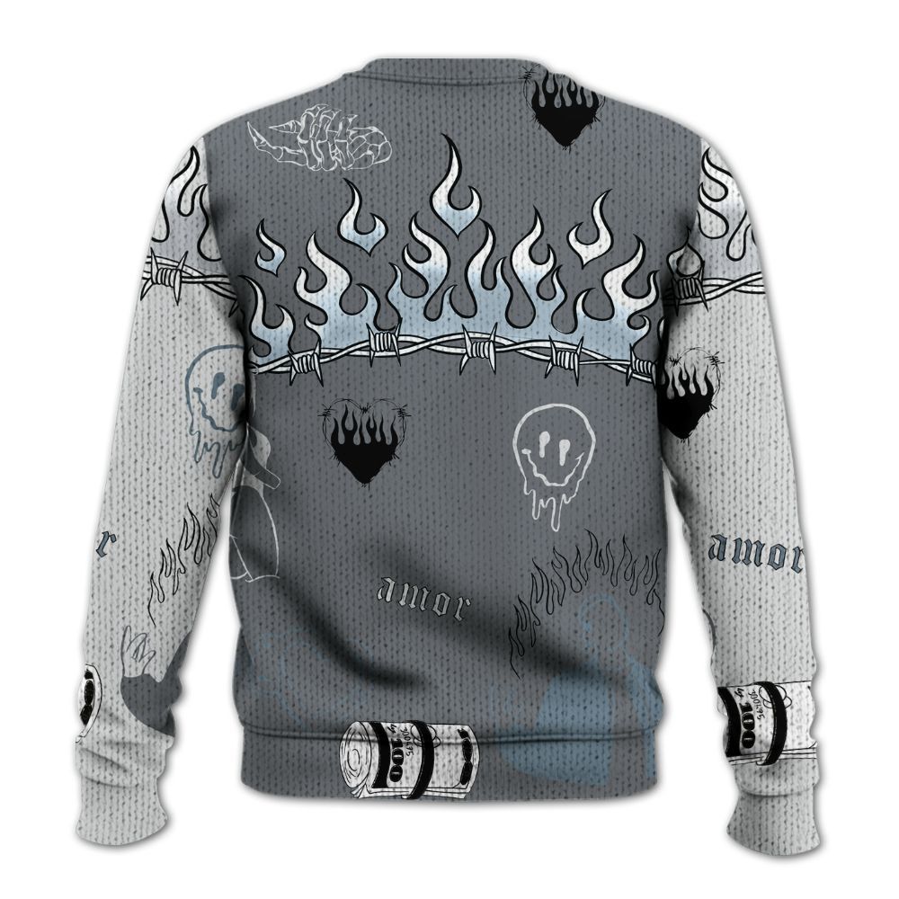 Knitted Sweater To Match Air Max DN Silver Bullet - Snake Trust No One