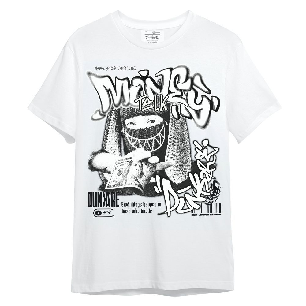 Shirt To Match Low 85 Metallic Black 1s - Money Talk Rap Unisex Shirt