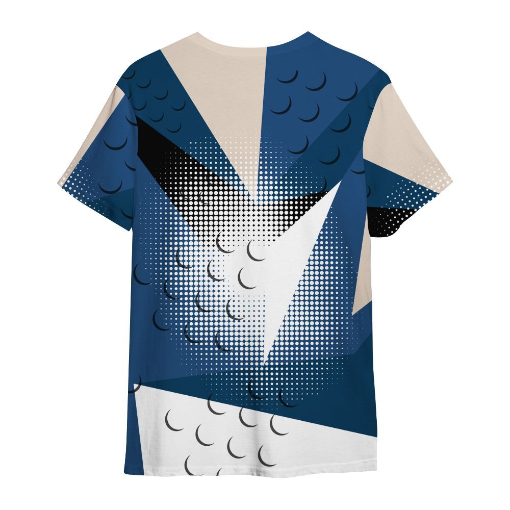 Shirt To Match High OG Midnight Navy 1s - Poly Custom Name Number 23 5s All Over Print