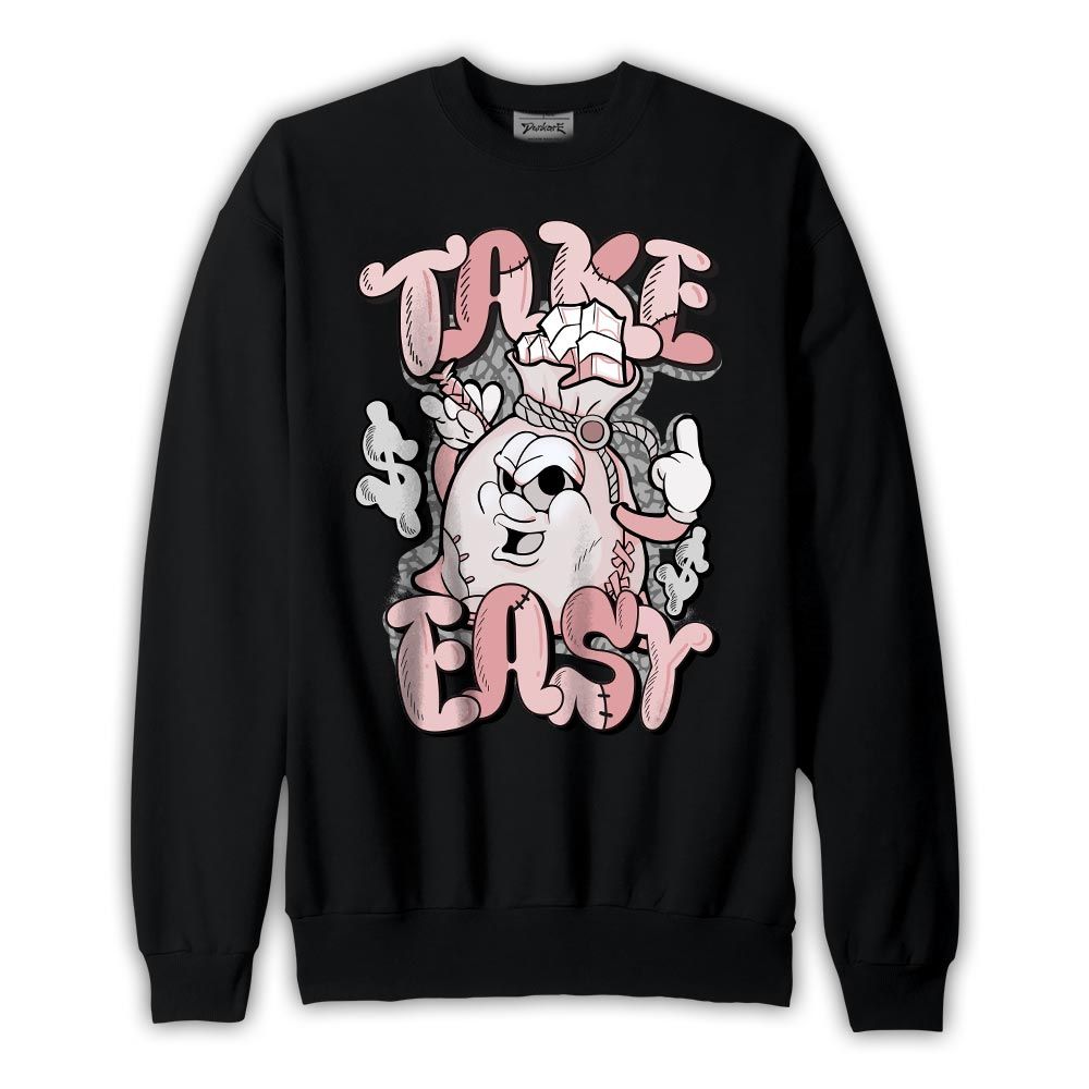 Sweatshirt To match Sweatshirt Take Easy, Red Stardust 3s Sweatshirt To Match Sneaker 2404 PAT