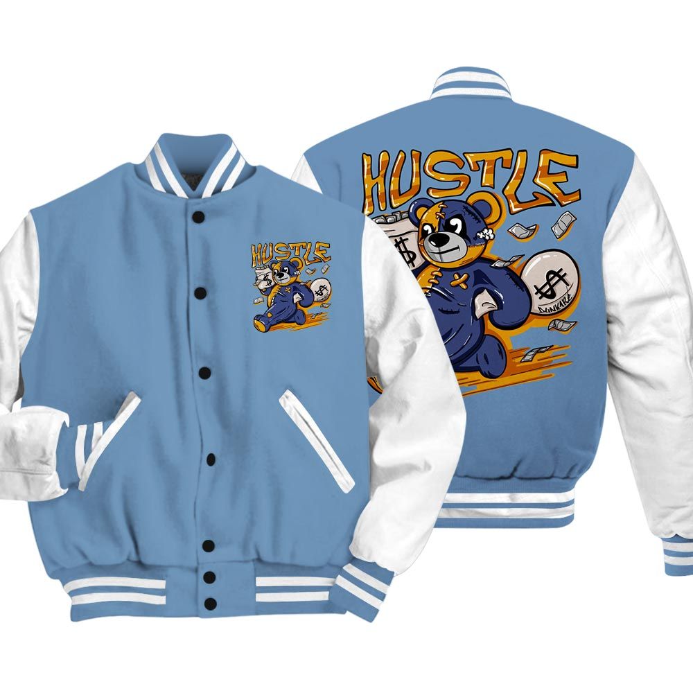 Varsity Jacket To Match High OG First In Flight 1s Vasity Jacket - Hustles Bear Vasity Jacket Unisex