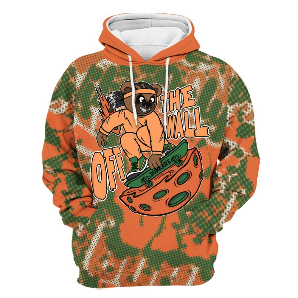 Hoodie To Match Low Miami 5s - Quirky Bear Street All Over Print