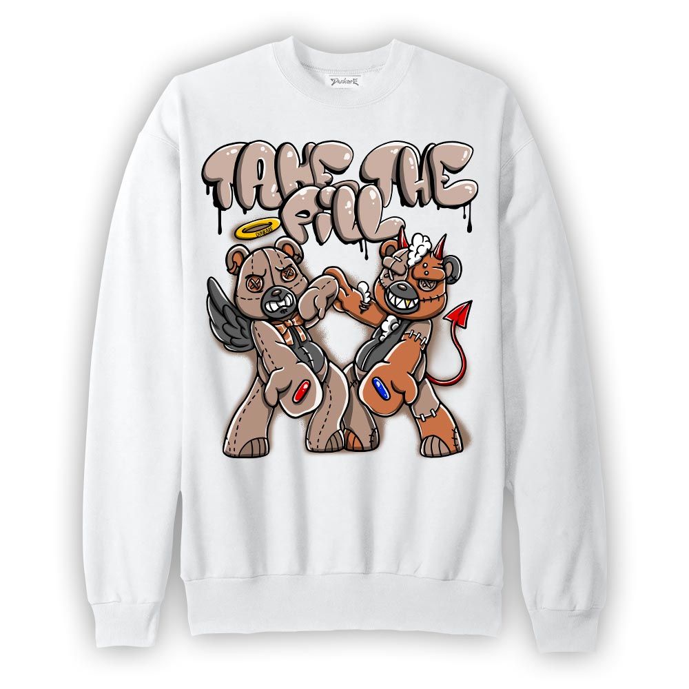 Sweatshirt To match OG Latte 1s Sweatshirt - Take The Pill Hugz Graphic