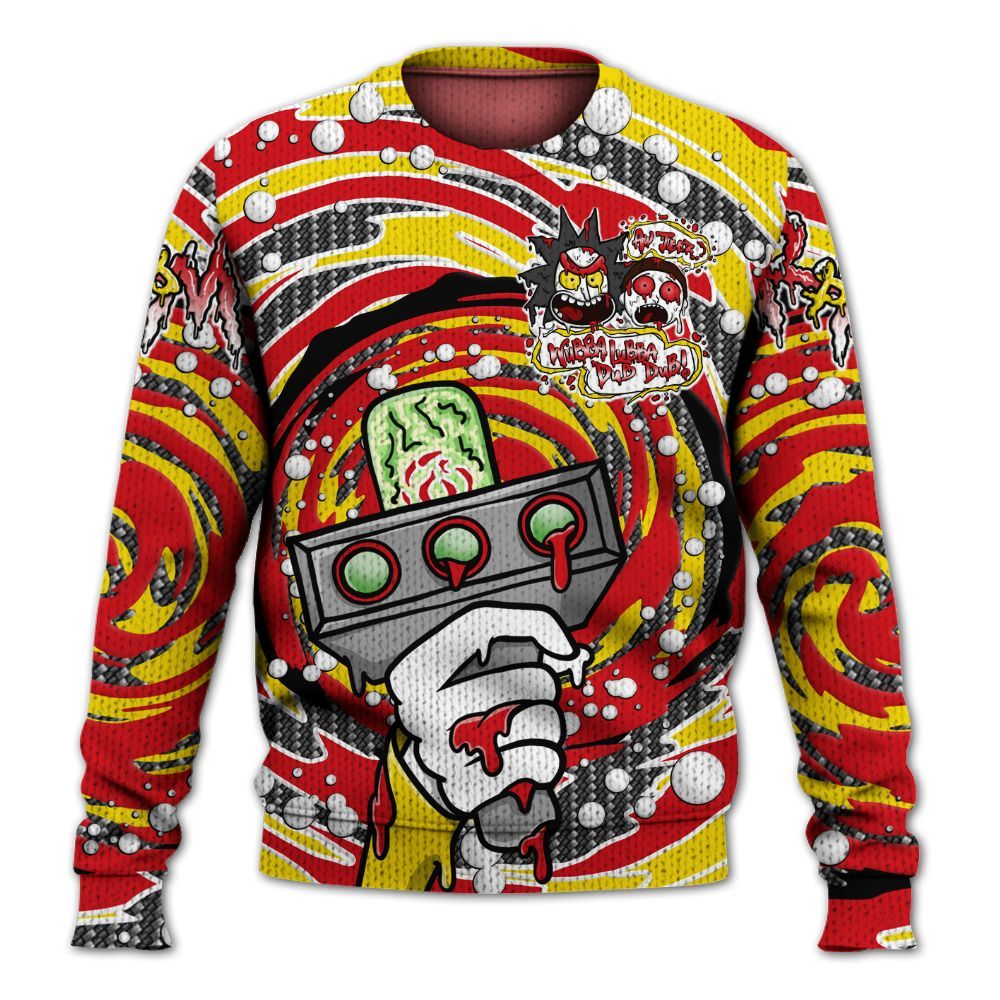 Sweater To Match Ferrari 14s - Wubba Rick Drip Graphic