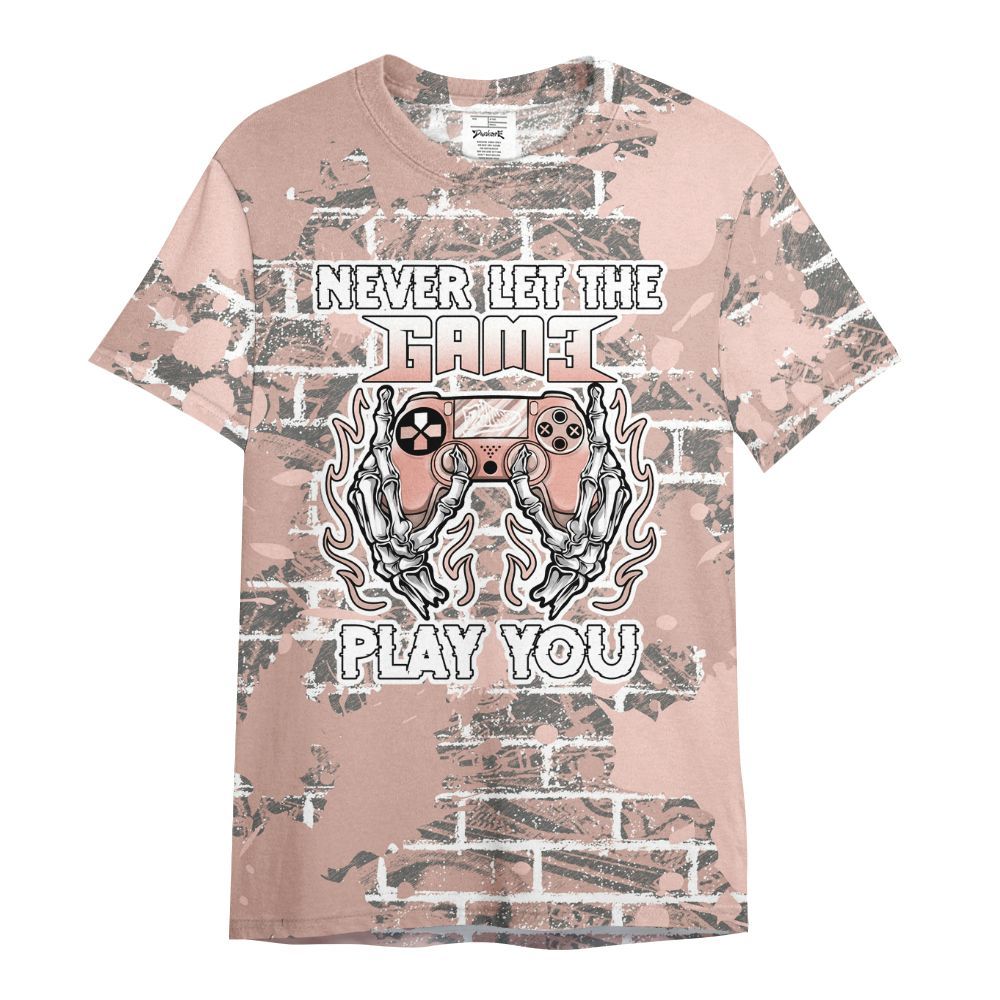Shirt To Match Low Legend Pink 11s - PlayGame Skull Brick All Over Print