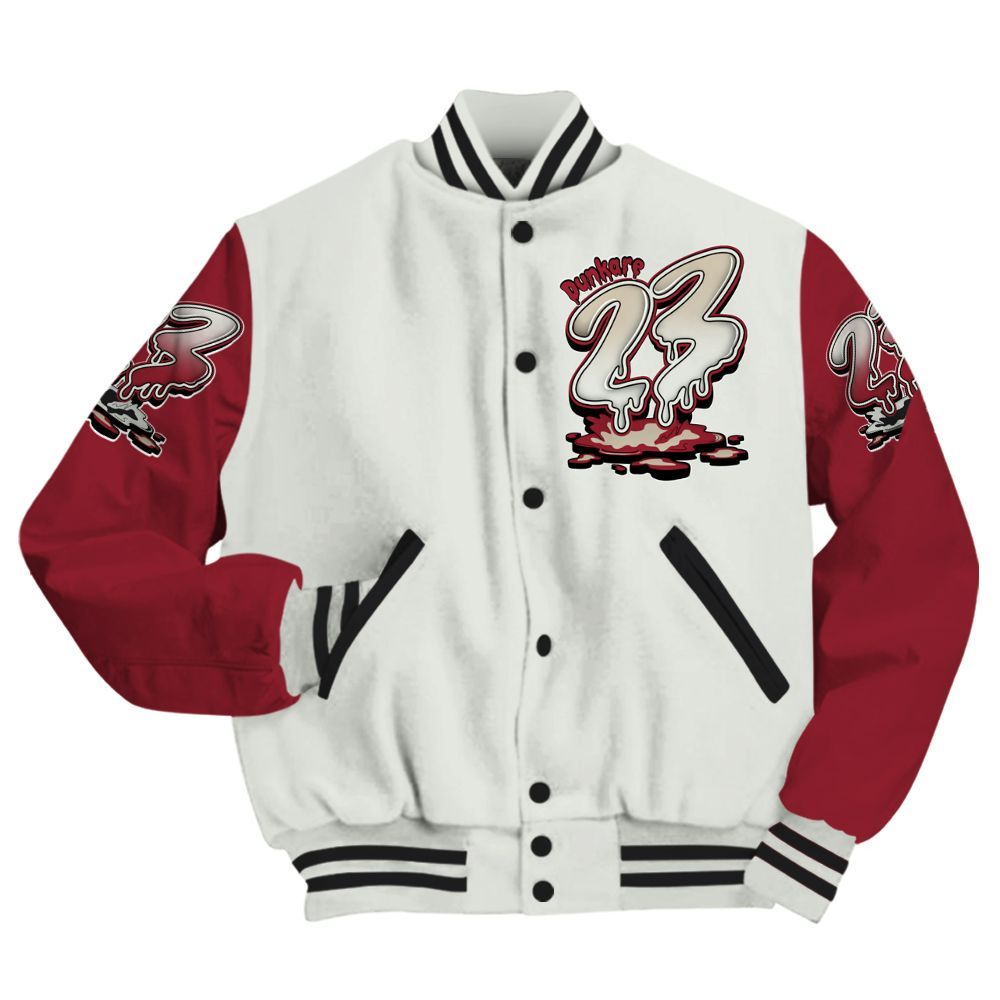Varsity Jacket To Match Chicago 2025 40s - Custom Name 23 Drip Sludges All Over Print