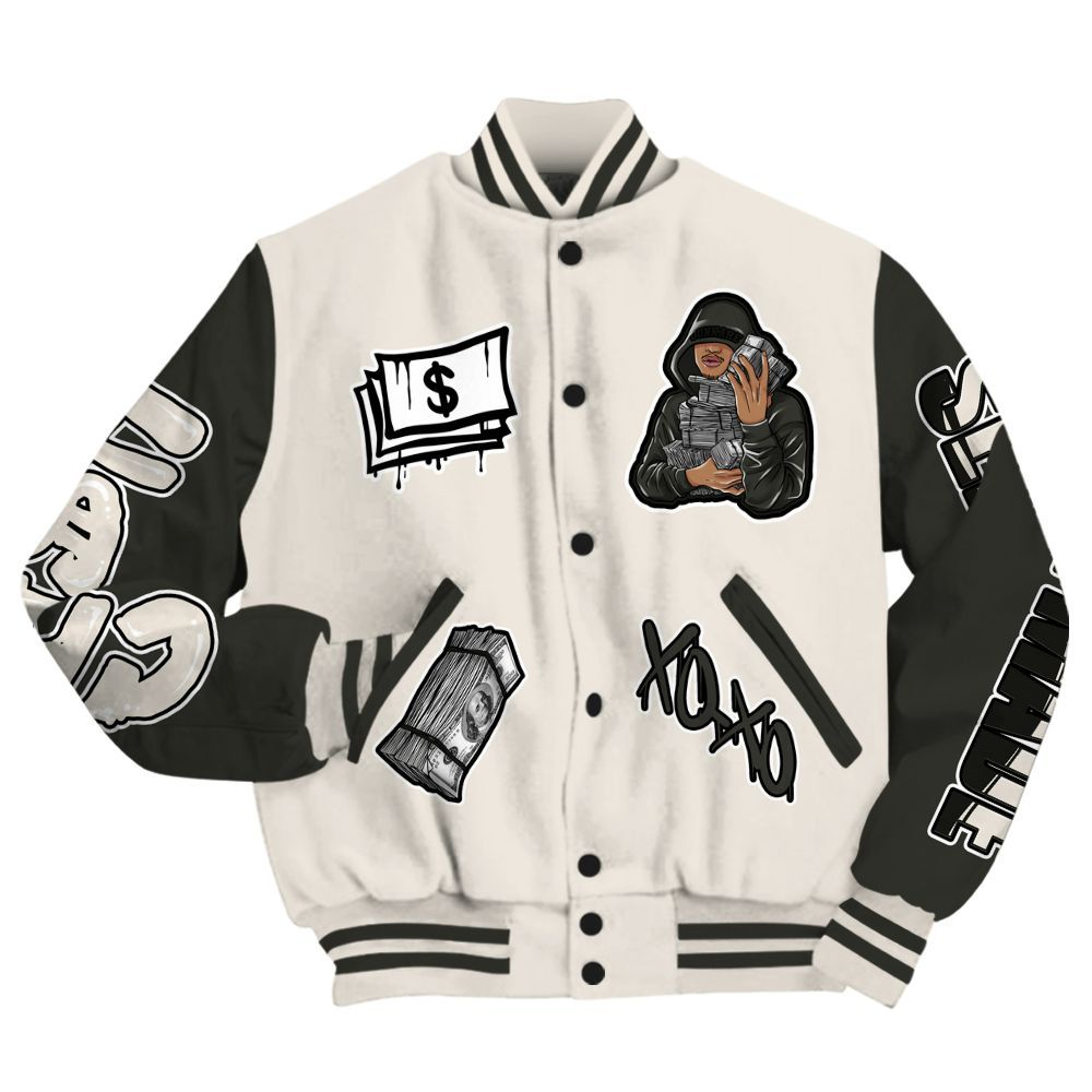 Varsity Jacket To Match Air Max Plus Moonlight Swarovski - Selfmade Unique All Over Print