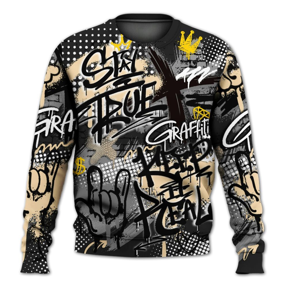 Sweatshirt To Match Kobe 9 EM Mambacita - True It Real Graffiti Streetwear All Over Print