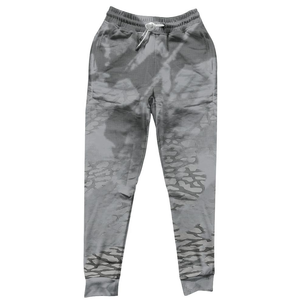 Sweatpant To Match Black Cement 3s - Abstract Halftone Graphic All Over Print