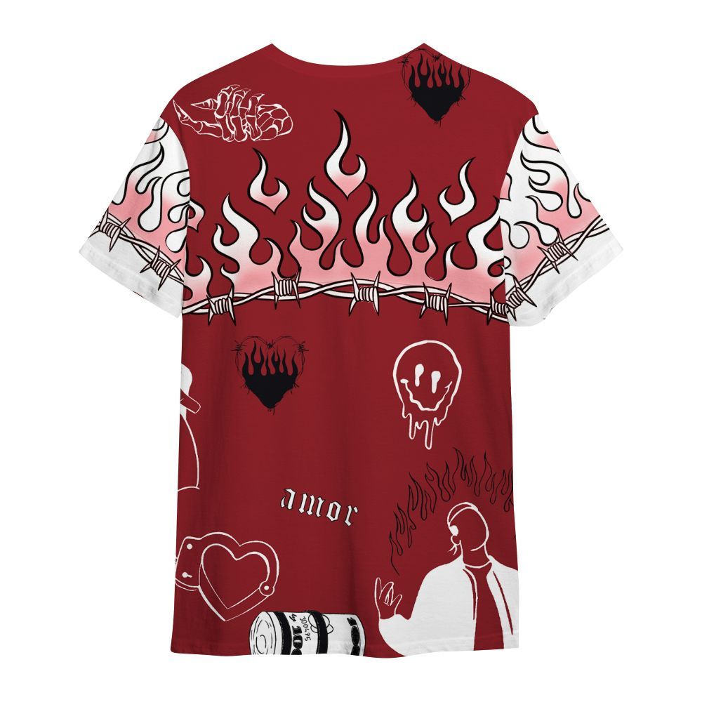 Shirt To Match High Black Toe Reimagined 1s - Snake Trust No One All Over Print